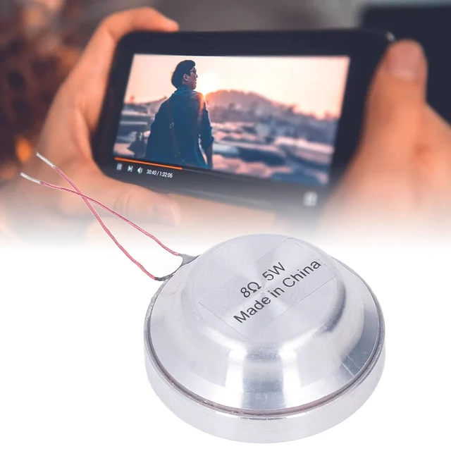 Alt view image 5 of 6 - Walfront Vibration Speaker Round Resonance Speaker 35MM Single Direction Internal Magnetic Type All Frequency Vibration Louderspeaker for Electronic Equipment 85dB (8 5W)