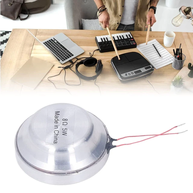 Alt view image 6 of 6 - Walfront Vibration Speaker Round Resonance Speaker 35MM Single Direction Internal Magnetic Type All Frequency Vibration Louderspeaker for Electronic Equipment 85dB (8 5W)