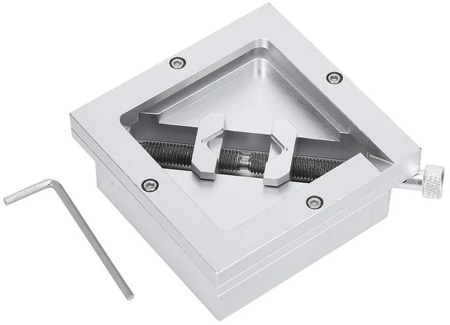 Main image of Adjustable BGA Reballing Station Kit HT-90 Aluminum Alloy Stencil Holder for Laptop CPU Phone Repair Diagonal Solder Ball Jig with Drainage Channel 9-43mm