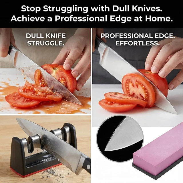 Alt view image 4 of 6 - Knife Sharpening Stone 3000 Grit Sharpener Whetstone Set Ruby Fine Grinding Kitchen Tool Rectangle Sanding Stone Block for Kitchen/Hunting/Pocket Knives or Blade 200 * 50 * 25mm