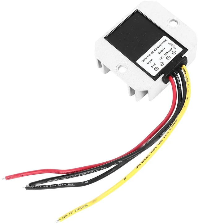 Alt view image 3 of 6 - WALFRONT DC 24V to 12V Step Down Converter, 10A Output
