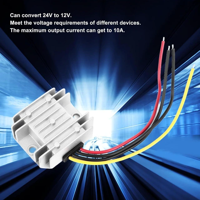 Alt view image 5 of 6 - WALFRONT DC 24V to 12V Step Down Converter, 10A Output