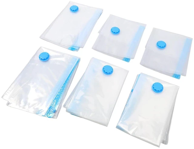 Alt view image 4 of 6 - WALFRONT Compression Storage Bag Set, PE PET Vacuum Compression Bags with