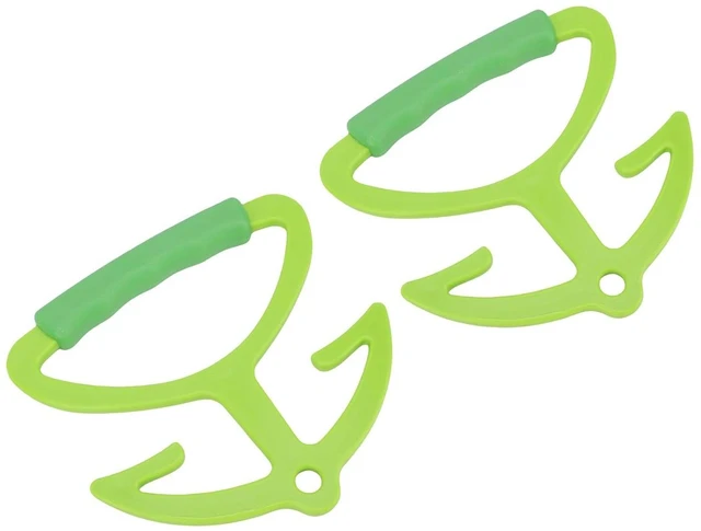 Alt view image 2 of 6 - Walfront Grocery Bag Carrier Handle, ABS Shopping Bag Holder 2 Pack, Soft