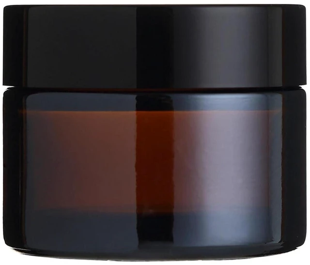 Alt view image 5 of 6 - WALFRONT Glass Cosmetic Jar Cosmetic Container, Light Proof Cream Jar