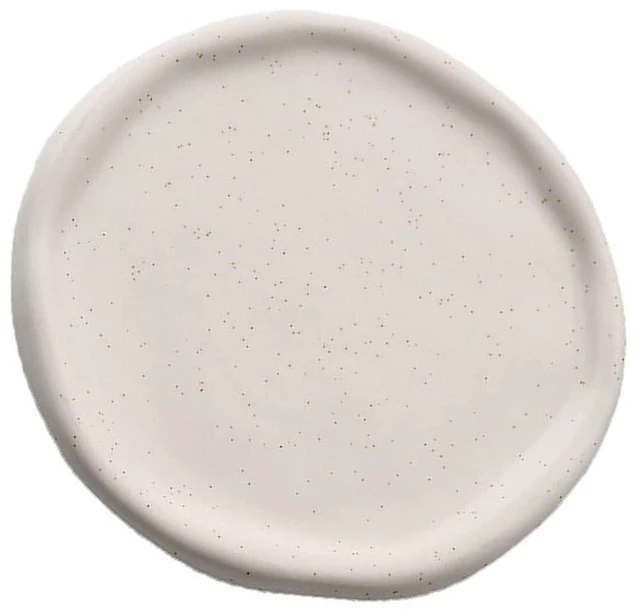 Main image of Walfront Ceramic Jewelry Plate Glossy Jewelry Storage Plate Simple (White
