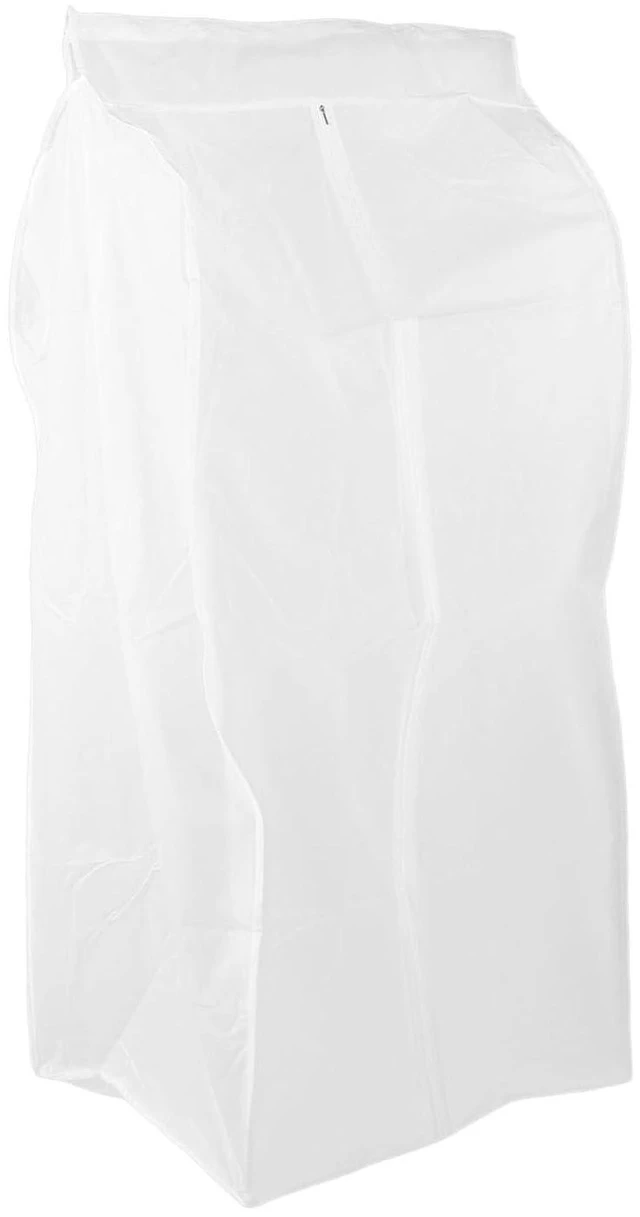 Alt view image 5 of 6 - WALFRONT Translucent Garment Bags PEVA Hanging Clothes Storage Covers 50 X 60 X 120 Cm Dust Proof Breathable Reusable for Closet Wardrobe Travel Suits Dresses Coats