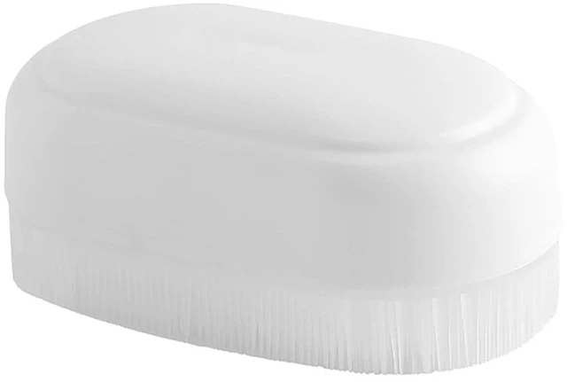 Alt view image 3 of 6 - WALFRONT Shoe Cleaning Brush, Plastic Soft Laundry Scrub Brush 10 X 6 X 4.5 Cm, Grip Handle for Sneaker Boot Fabric Care, for Clothes Floors Bathrooms Household Use