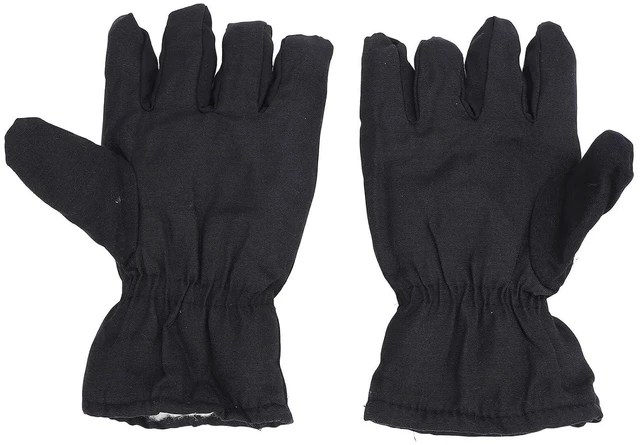 Main image of Walfront 5 Finger Ski Gloves, Thickened Padded Winter Warm Cold Weather Gloves for Snowboarding and Outdoor Activities, Black Color, 2 Pack