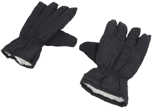 Alt view image 3 of 6 - Walfront 5 Finger Ski Gloves, Thickened Padded Winter Warm Cold Weather Gloves for Snowboarding and Outdoor Activities, Black Color, 2 Pack