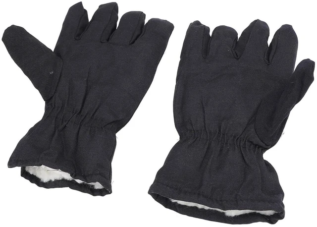 Alt view image 5 of 6 - Walfront 5 Finger Ski Gloves, Thickened Padded Winter Warm Cold Weather Gloves for Snowboarding and Outdoor Activities, Black Color, 2 Pack