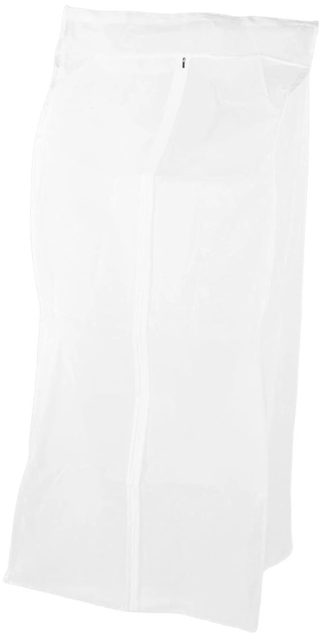 Alt view image 2 of 6 - WALFRONT Translucent Garment Bags PEVA Hanging Clothes Storage Covers 50 X 60 X 120 Cm Dust Proof Breathable Reusable for Closet Wardrobe Travel Suits Dresses Coats