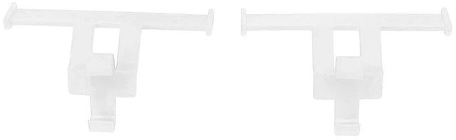 Alt view image 5 of 6 - Walfront Clogs Shoes Tail Wing Decor, ABS Hole Shoes Decoration Accessories, 1 Pair Lightweight Shoe Spoilers Charm for Slippers Sandals Women Girls Kids Boys