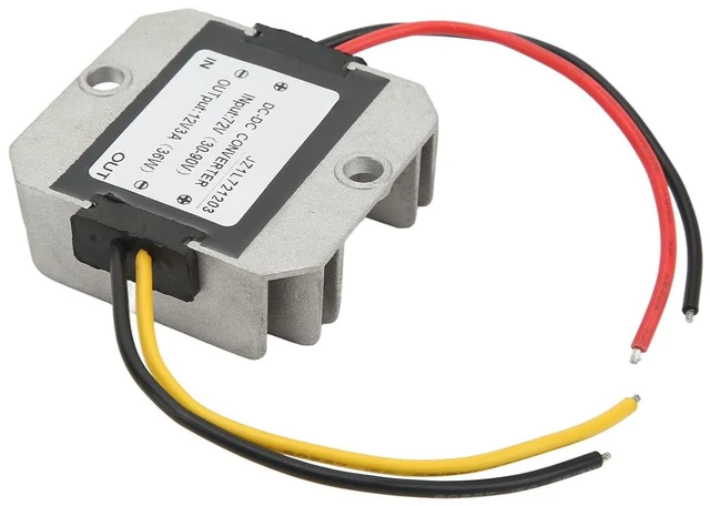 Alt view image 4 of 6 - WALFRONT DC Voltage Converter, Die Cast Aluminum 72V to 12V 3A DC Module, IP67 Shockproof 96 Percent Efficiency Protection for Electrical Equipment Motor Use