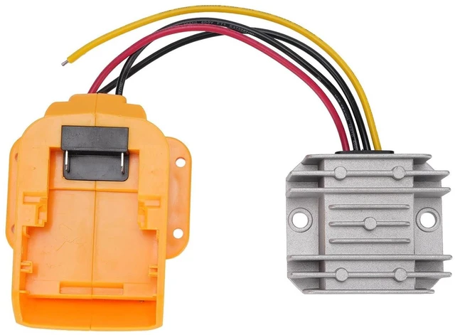 Alt view image 3 of 6 - WALFRONT DC Power Converter, Synchronous Rectification Voltage Reducer 18V to 36V to 12V 10A 120W, Multi Protection Module for Vehicles Security Systems