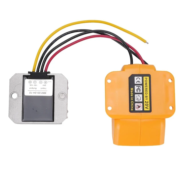 Alt view image 4 of 6 - WALFRONT DC Power Converter, Synchronous Rectification Voltage Reducer 18V to 36V to 12V 10A 120W, Multi Protection Module for Vehicles Security Systems
