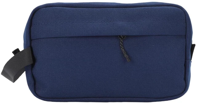 Main image of Walfront Men Toiletry Bag Travel Toiletry Organizer Hanging Storage Bag with Multiple Mesh Pockets Water Nylon for Business Trip Gym Vacation (Dark Blue)