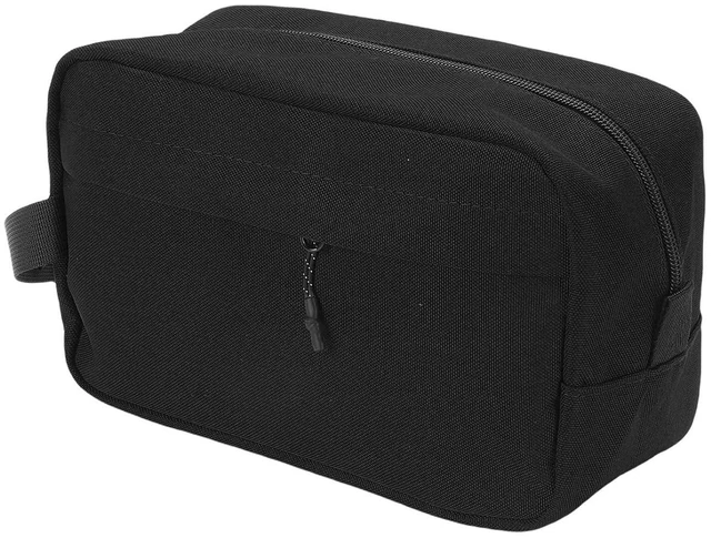 Alt view image 2 of 6 - Walfront Men Toiletry Bag Travel Toiletry Organizer Hanging Storage Bag with Multiple Mesh Pockets Water Nylon for Business Trip Gym Vacation (Black)