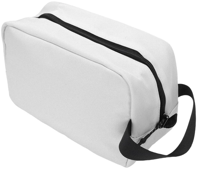 Alt view image 2 of 6 - Walfront Men Toiletry Bag Travel Toiletry Organizer Hanging Storage Bag with Multiple Mesh Pockets Water Nylon for Business Trip Gym Vacation (White)