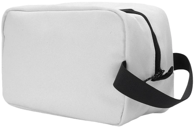 Alt view image 3 of 6 - Walfront Men Toiletry Bag Travel Toiletry Organizer Hanging Storage Bag with Multiple Mesh Pockets Water Nylon for Business Trip Gym Vacation (White)