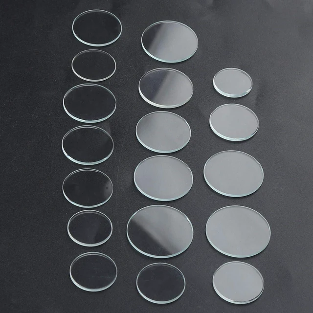Alt view image 5 of 6 - Walfront Watch Glass Mineral Glass Flat Crystal Lens Set 18Pcs 16 to 24.5mm 1.2mm Thick Transparent Replacement for Watch Repair Replacement and Hobby Users