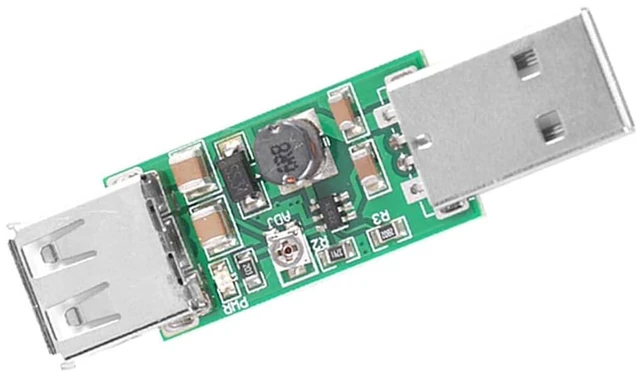 Alt view image 3 of 6 - WALFRONT USB Step Up Voltage Converter, Adjustable Output Boost Module 3V to 6V Input to 6V 15.5V Output, 79 90 Percent Efficiency, Portable DC DC Power Supply for Small Devices
