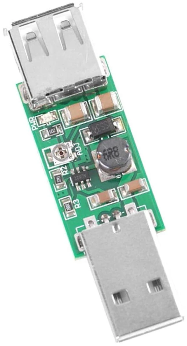 Alt view image 4 of 6 - WALFRONT USB Step Up Voltage Converter, Adjustable Output Boost Module 3V to 6V Input to 6V 15.5V Output, 79 90 Percent Efficiency, Portable DC DC Power Supply for Small Devices