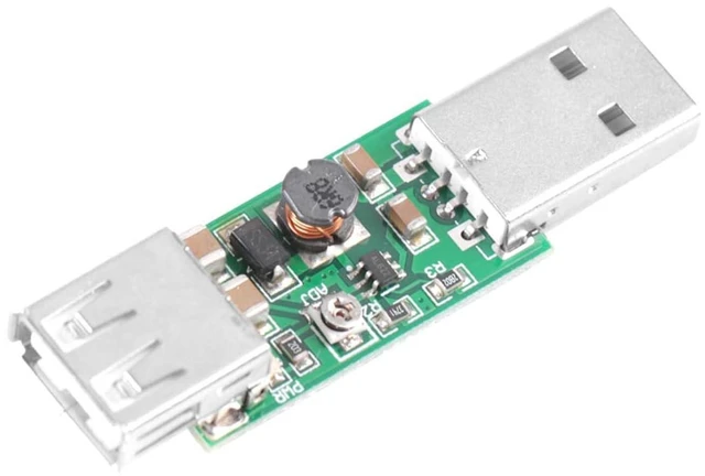 Alt view image 5 of 6 - WALFRONT USB Step Up Voltage Converter, Adjustable Output Boost Module 3V to 6V Input to 6V 15.5V Output, 79 90 Percent Efficiency, Portable DC DC Power Supply for Small Devices