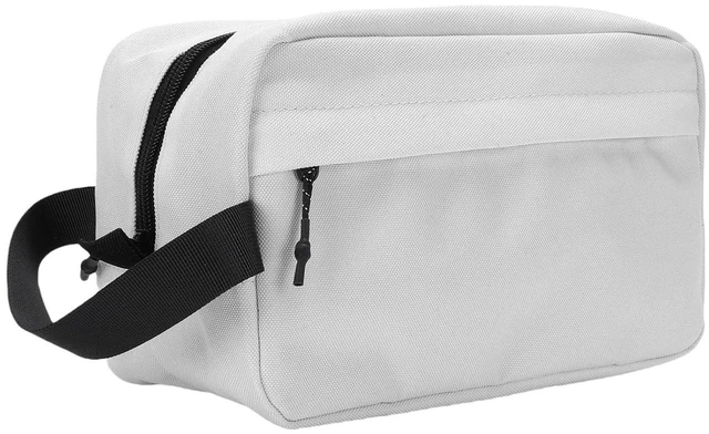 Alt view image 5 of 6 - Walfront Men Toiletry Bag Travel Toiletry Organizer Hanging Storage Bag with Multiple Mesh Pockets Water Nylon for Business Trip Gym Vacation (White)