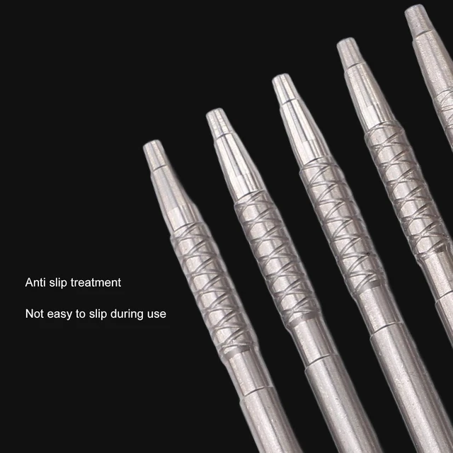 Alt view image 3 of 6 - Walfront 10Pcs Watch Hand Setting Tool Stainless Steel Hands Presser for Watch Repair Tool Watchmaker Repair