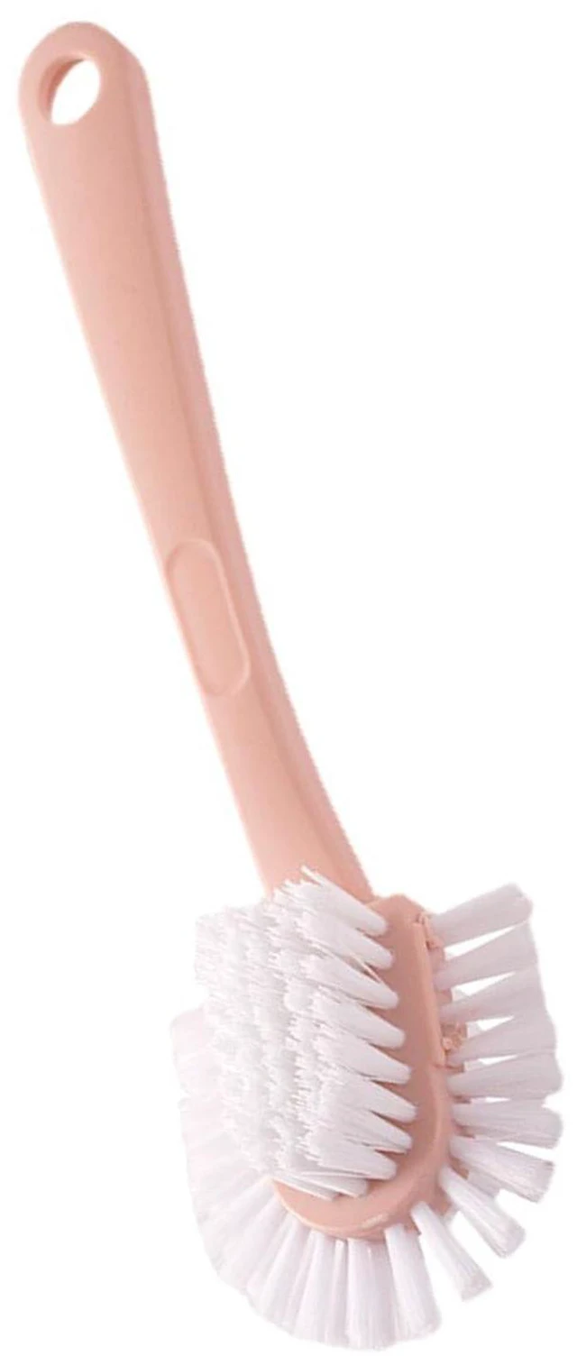 Main image of WALFRONT Shoe Brush, Double Sided Scrubbing with Long Handle, Soft and Hard for Household Cleaning