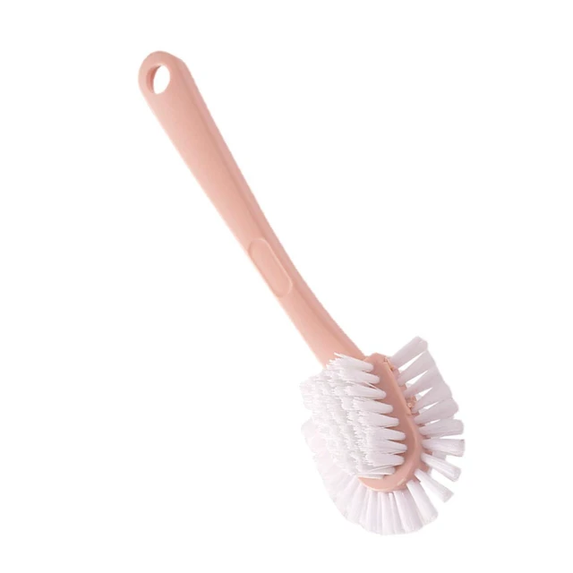 Alt view image 3 of 6 - WALFRONT Shoe Brush, Double Sided Scrubbing with Long Handle, Soft and Hard for Household Cleaning