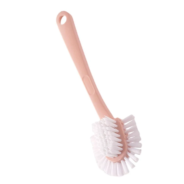 Alt view image 6 of 6 - WALFRONT Shoe Brush, Double Sided Scrubbing with Long Handle, Soft and Hard for Household Cleaning