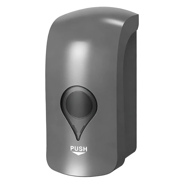 Alt view image 6 of 6 - WALFRONT Manual, 500ml Wall Mounted Liquid Pump, Durable ABS for Home Kitchen Bathroom (Gray Translucent)