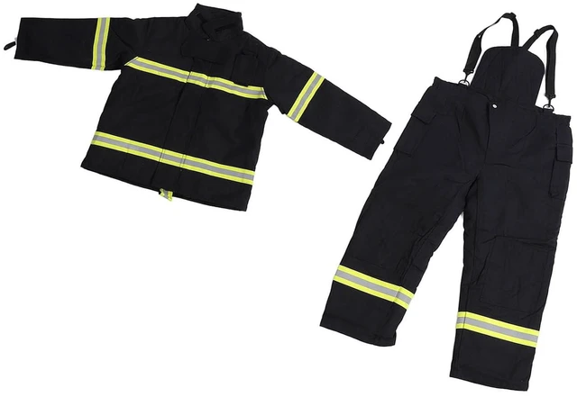 Alt view image 3 of 6 - Walfront Fire Resistance Safety Suit High Visibility Safety Suit with Reflective Strips