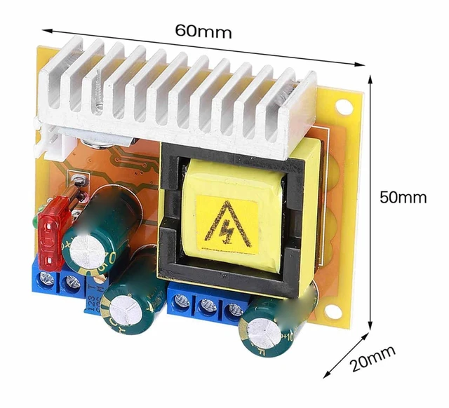 Alt view image 2 of 6 - WALFRONT 2Pcs DC to DC High Voltage Boost Converter Step Up Voltage Regulator Capacitor Charging Power Supply Module