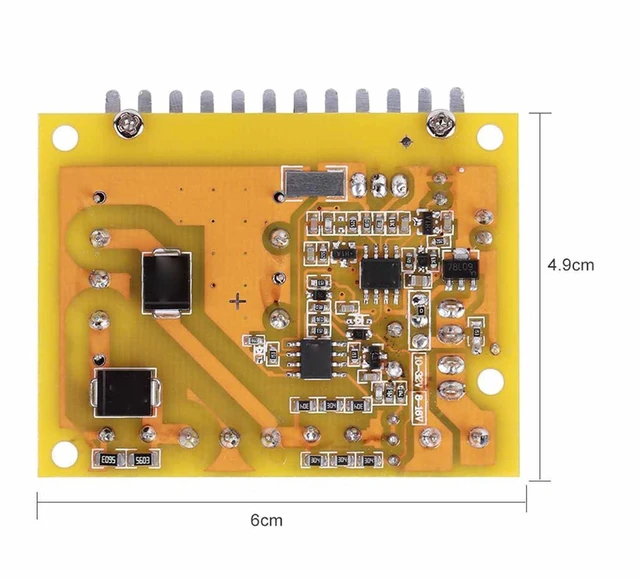 Alt view image 3 of 6 - WALFRONT 2Pcs DC to DC High Voltage Boost Converter Step Up Voltage Regulator Capacitor Charging Power Supply Module