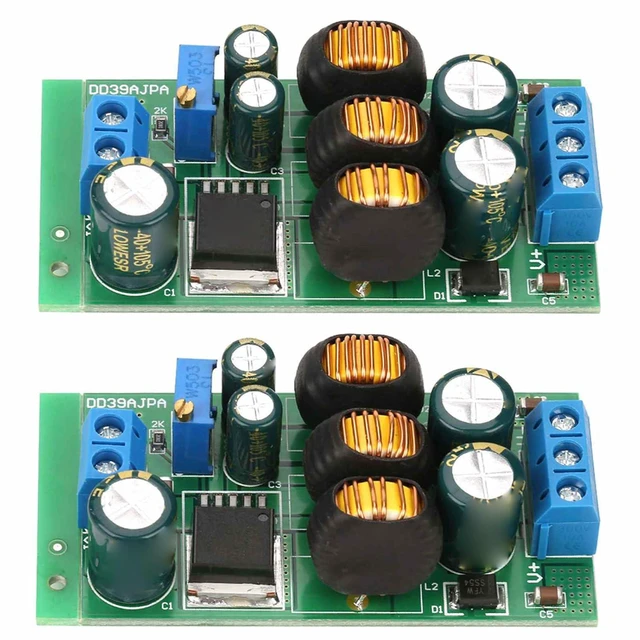 Main image of WALFRONT 2 Pcs Voltage Converter Board 20W Step Up Down Module DC to DC 3-30V Adjustable Step Up Down Module 3-30V Adjustable with Terminal for ADC DAC Power Supply