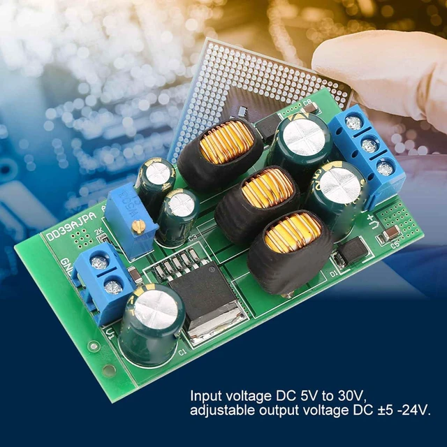 Alt view image 4 of 6 - WALFRONT 2 Pcs Voltage Converter Board 20W Step Up Down Module DC to DC 3-30V Adjustable Step Up Down Module 3-30V Adjustable with Terminal for ADC DAC Power Supply
