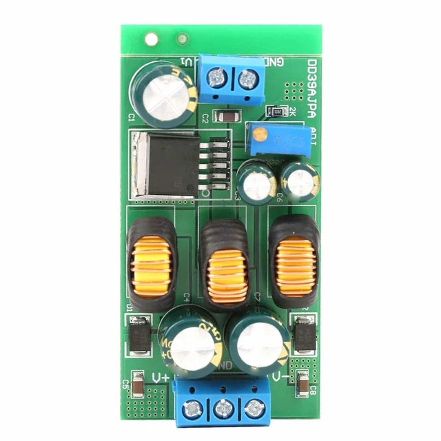 Alt view image 6 of 6 - WALFRONT 2 Pcs Voltage Converter Board 20W Step Up Down Module DC to DC 3-30V Adjustable Step Up Down Module 3-30V Adjustable with Terminal for ADC DAC Power Supply