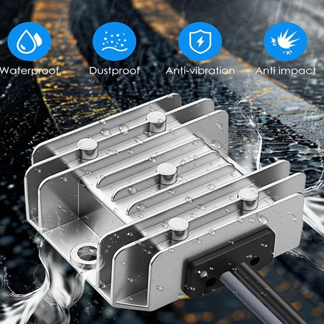 Alt view image 4 of 6 - WALFRONT DC Boost Converter Car Power Supply Step Up Adapter 12V/24V to 30V 3.5A Conversion with Water Proof DC Port for Mini Dish