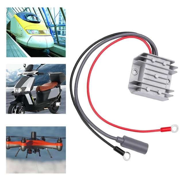 Alt view image 6 of 6 - WALFRONT DC Boost Converter Car Power Supply Step Up Adapter 12V/24V to 30V 3.5A Conversion with Water Proof DC Port for Mini Dish
