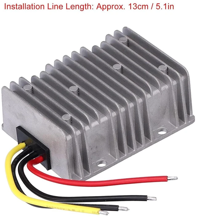 Alt view image 2 of 6 - WALFRONT Voltage Converter Power Converter 72V to 12V Aluminum Voltage Regulator DC 72V to 12V IP67 Water Proof for LED Car Displays Cameras Electric Fans