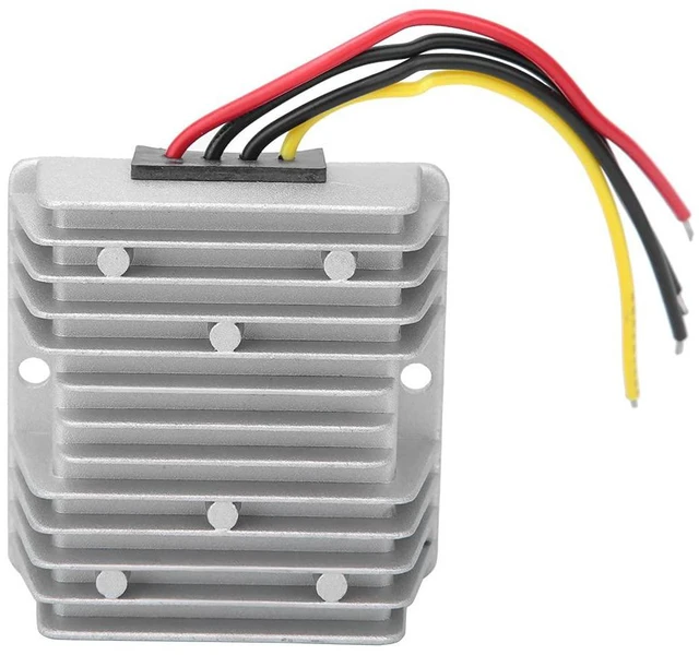 Main image of WALFRONT Power Converter 36V 48V to 12V Aluminum Voltage Reducer for Radios, Motors, Speakers (36V48V to 12V10A Large Aluminum Shell)