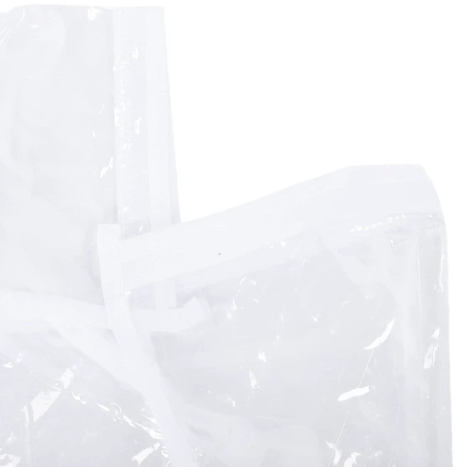 Alt view image 6 of 6 - WALFRONT Clear Garment Bag Transparent Dress Cover for Coats Jackets Dresses, Breathable Dust Proof Hanging Clothes Protector with Extended Capacity, Fits Standard Closets 23.6 X 11.8 X (Fully Clear