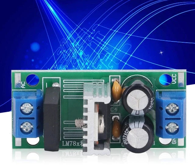 Alt view image 2 of 6 - WALFRONT Power Converters DC AC 3 Terminal Variable Power Supply with 3A Rectifier Bridge 12V LM7812