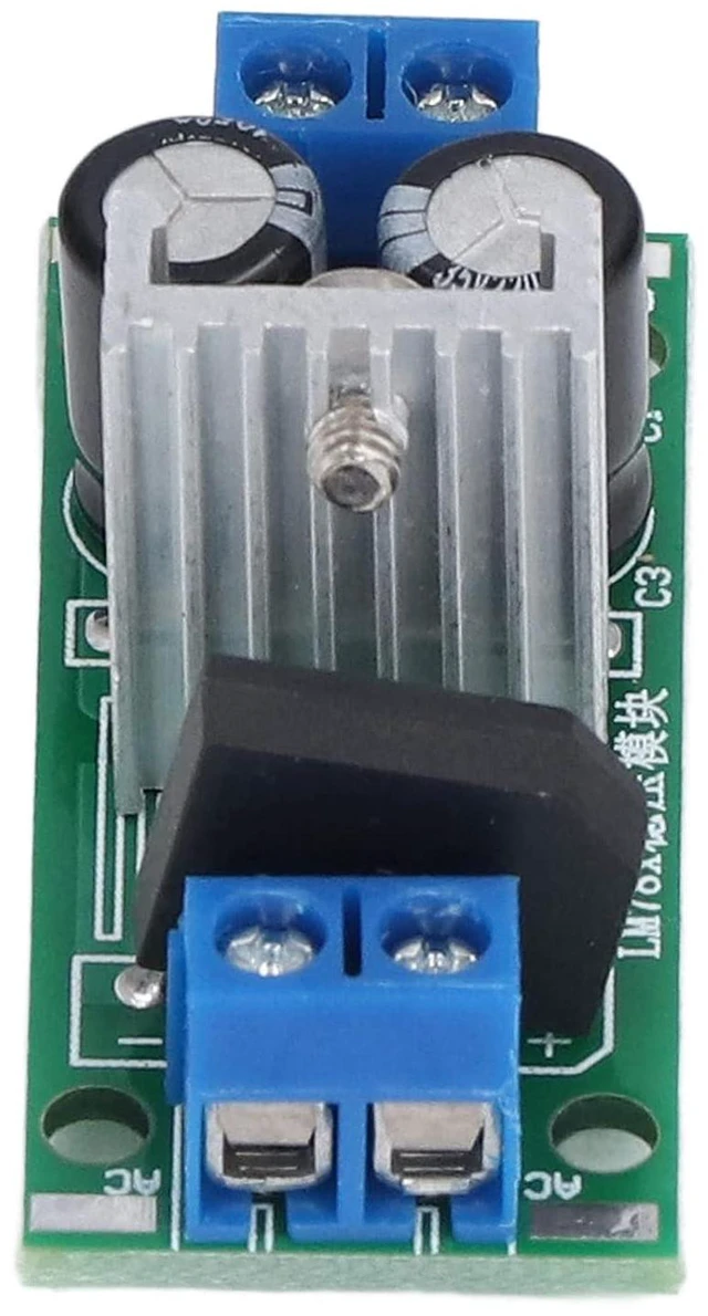 Alt view image 4 of 6 - WALFRONT Power Converters DC AC 3 Terminal Variable Power Supply with 3A Rectifier Bridge 12V LM7812