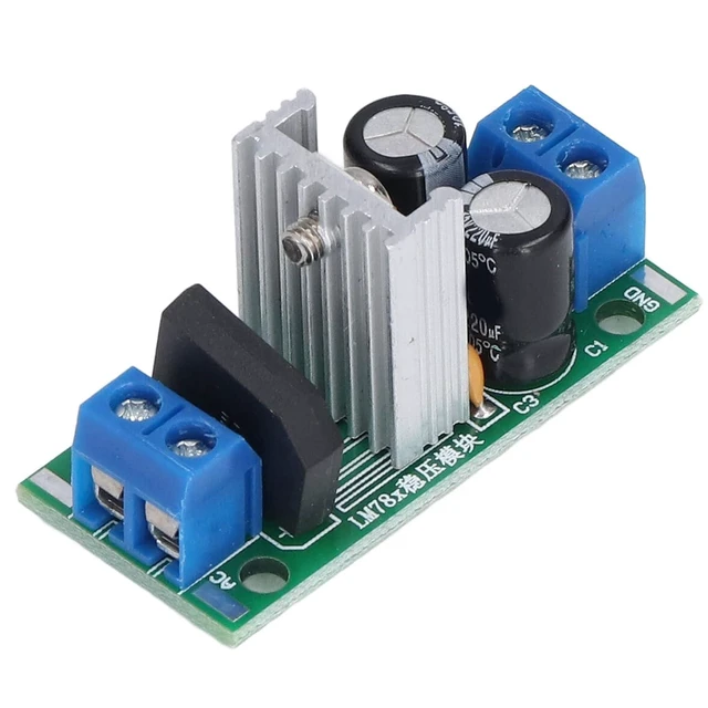 Alt view image 6 of 6 - WALFRONT Power Converters DC AC 3 Terminal Variable Power Supply with 3A Rectifier Bridge 12V LM7812