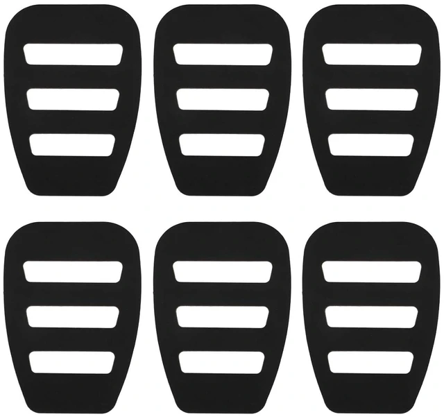 Alt view image 6 of 6 - WALFRONT 6Pcs Pocket Square Holder Plastic Organizer Flexible Fit for Business Wedding Suits and Jackets