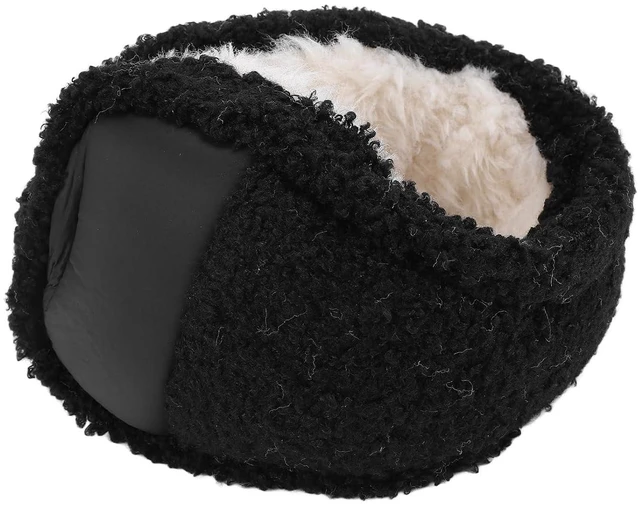 Main image of Walfront Rechargeable Electric Ear Warmer with Soft Plush Lining, 3 Heating Levels, Foldable Design for Men and Women Outdoors and Indoors